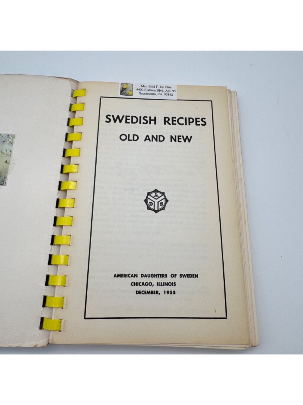 Vintage Swedish Recipes Cookbook American Daughters of Sweden 1971 - Picture 5 of 10